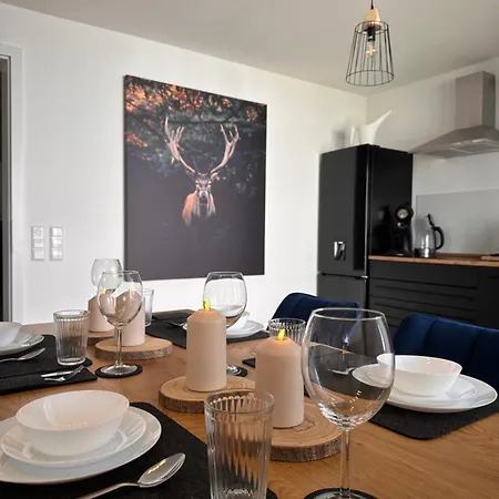 Appartement Amao Indigo - Rollstuhlgerechte - 62 Qm - Balkon & Tiefgarage - Aufzug - Naehe Messe - Bis 10 Pers 2whg